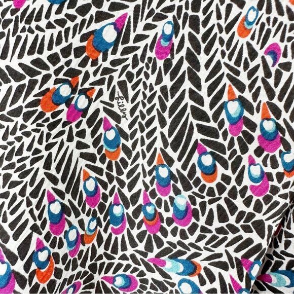 Lilly Pulitzer 100% Silk Sandpiper Dress In Peacock Feather Size 2 - Picture 5 of 12